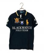 POLO RALPH LAURENポロ・ラルフローレン）の古着「ビッグポニーポロシャツ」｜ブラック