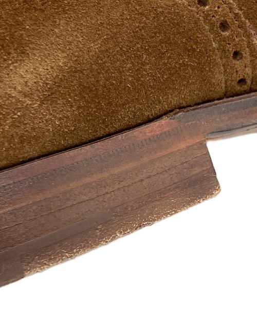 Crockett & Jones（クロケット＆ジョーンズ）Crockett & Jones (クロケット＆ジョーンズ) BARNEYS NEWYORK (バーニーズ・ニューヨーク) ストレートチップスウェードシューズ ブラウン サイズ:SIZE 7 1/2 Eの古着・服飾アイテム