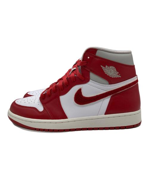 NIKE（ナイキ）NIKE (ナイキ) エアジョーダン1 ハイ OG レッド×ホワイト サイズ:28.5cm 未使用品の古着・服飾アイテム