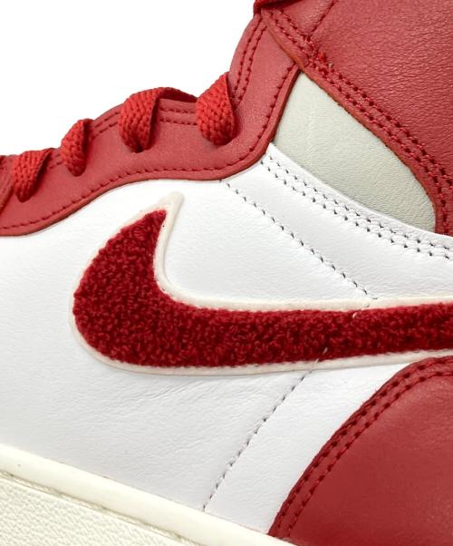 NIKE（ナイキ）NIKE (ナイキ) エアジョーダン1 ハイ OG レッド×ホワイト サイズ:28.5cm 未使用品の古着・服飾アイテム