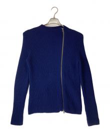 JIL SANDER NAVY（ジルサンダー ネイビー）の古着「変形ジップニット」｜ネイビー