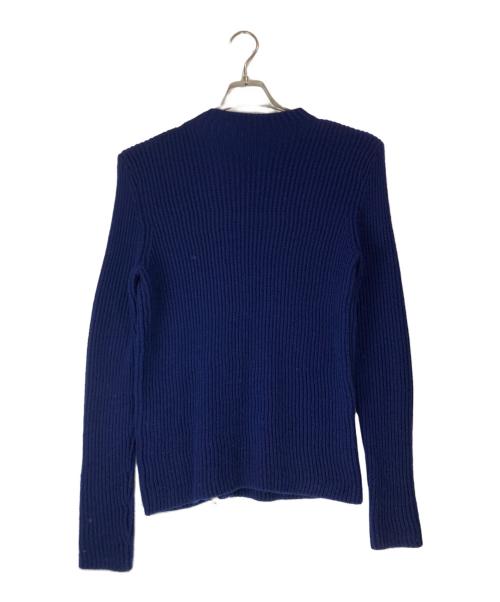 JIL SANDER NAVY（ジルサンダー ネイビー）JIL SANDER NAVY (ジルサンダー ネイビー) 変形ジップニット ネイビー サイズ:Mの古着・服飾アイテム