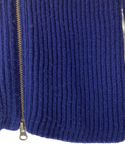 JIL SANDER NAVY（ジルサンダー ネイビー）JIL SANDER NAVY (ジルサンダー ネイビー) 変形ジップニット ネイビー サイズ:Mの古着・服飾アイテム