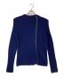 JIL SANDER NAVY（ジルサンダー ネイビー）の古着「変形ジップニット」｜ネイビー