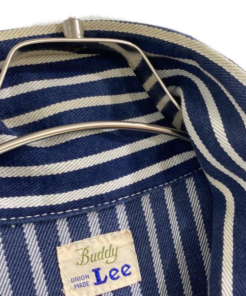 Buddy Lee（バディーリー）Buddy Lee (バディーリー) ストライプカバーオールジャケット ネイビー サイズ:Lの古着・服飾アイテム