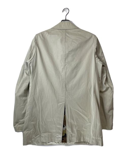 COMME des GARCONS HOMME（コムデギャルソン オム）COMME des GARCONS HOMME (コムデギャルソン オム) 12ss カモ切替ステンカラーコート ベージュ サイズ:Ｌの古着・服飾アイテム
