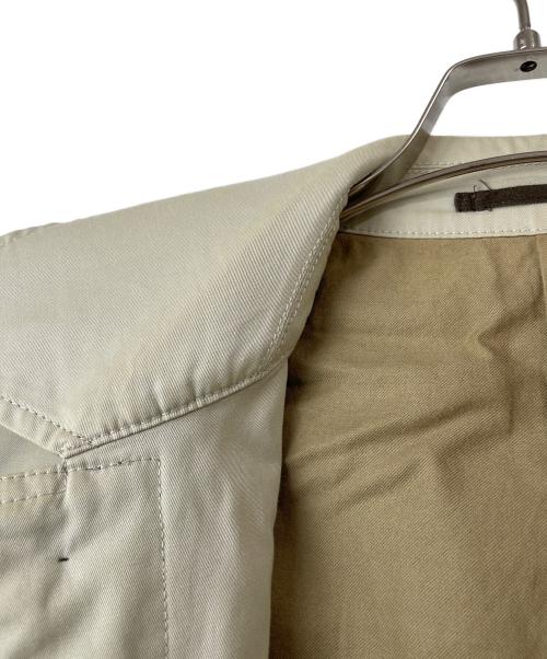 COMME des GARCONS HOMME（コムデギャルソン オム）COMME des GARCONS HOMME (コムデギャルソン オム) 12ss カモ切替ステンカラーコート ベージュ サイズ:Ｌの古着・服飾アイテム