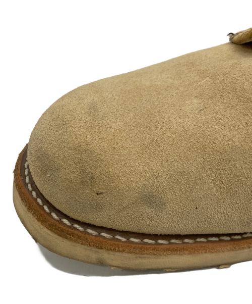 RED WING（レッドウィング）RED WING (レッドウィング) スウェードプレーントゥブーツ ベージュ サイズ:SIZE US9の古着・服飾アイテム