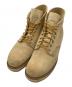 RED WING（レッドウィング）の古着「スウェードプレーントゥブーツ」｜ベージュ