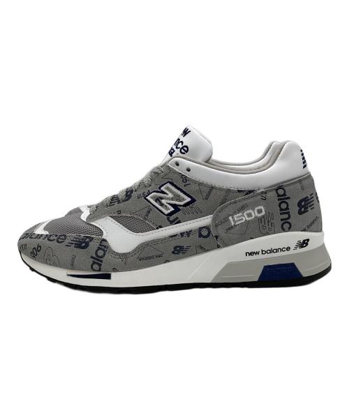 NEW BALANCE（ニューバランス）NEW BALANCE (ニューバランス) 1500 オール オーバー ロゴ プリント グレー サイズ:SIZE UK6.5 未使用品の古着・服飾アイテム