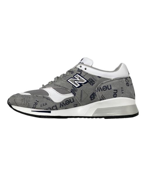 NEW BALANCE（ニューバランス）NEW BALANCE (ニューバランス) 1500 オール オーバー ロゴ プリント グレー サイズ:SIZE UK6.5 未使用品の古着・服飾アイテム