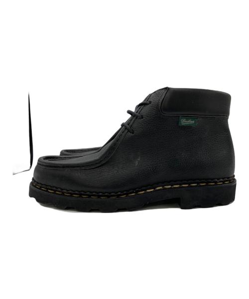 PARABOOT（パラブーツ）PARABOOT (パラブーツ) UNITED ARROWS (ユナイテッドアローズ) ハイカットモカシンシューズ ブラック サイズ:40Fの古着・服飾アイテム