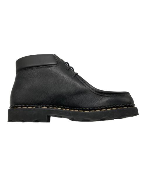 PARABOOT（パラブーツ）PARABOOT (パラブーツ) UNITED ARROWS (ユナイテッドアローズ) ハイカットモカシンシューズ ブラック サイズ:40Fの古着・服飾アイテム