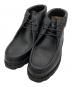 PARABOOT（パラブーツ）の古着「ハイカットモカシンシューズ」｜ブラック