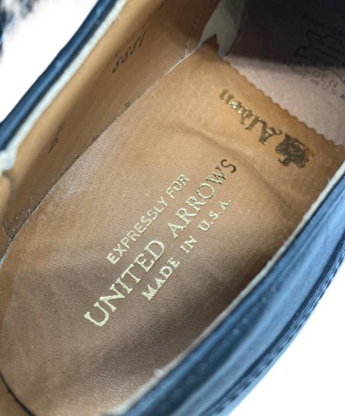 Alden（オールデン）ALDEN (オールデン) UNITED ARROWS (ユナイテッドアローズ) Uチップシューズ ブラック サイズ:6Dの古着・服飾アイテム