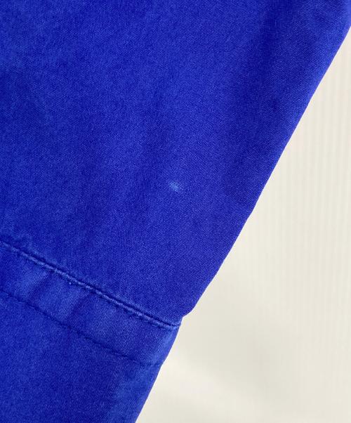 CELINE（セリーヌ）CELINE (セリーヌ) 袖切替ロングスリーブシャツ ホワイト×ブルー サイズ:38の古着・服飾アイテム