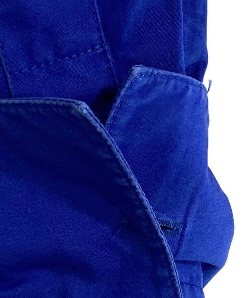 CELINE（セリーヌ）CELINE (セリーヌ) 袖切替ロングスリーブシャツ ホワイト×ブルー サイズ:38の古着・服飾アイテム