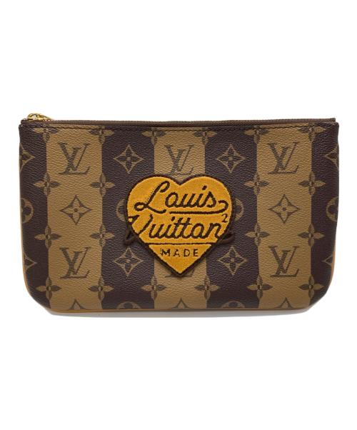 LOUIS VUITTON（ルイ ヴィトン）LOUIS VUITTON (ルイ ヴィトン) NIGO (二ゴー) LV スクエアード・トリオメッセンジャー ブラウンの古着・服飾アイテム