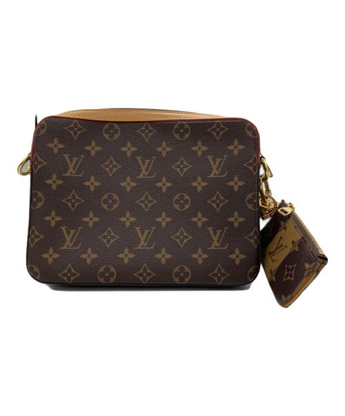 LOUIS VUITTON（ルイ ヴィトン）LOUIS VUITTON (ルイ ヴィトン) NIGO (二ゴー) LV スクエアード・トリオメッセンジャー ブラウンの古着・服飾アイテム