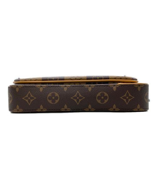 LOUIS VUITTON（ルイ ヴィトン）LOUIS VUITTON (ルイ ヴィトン) NIGO (二ゴー) LV スクエアード・トリオメッセンジャー ブラウンの古着・服飾アイテム