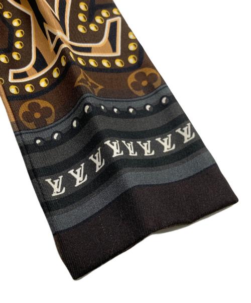 LOUIS VUITTON（ルイ ヴィトン）LOUIS VUITTON (ルイ ヴィトン) バンドー・LVワールド ブラウンの古着・服飾アイテム
