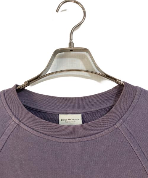 DRIES VAN NOTEN（ドリスヴァンノッテン）DRIES VAN NOTEN (ドリスヴァンノッテン) クルーネックスウェット パープル サイズ:Ｍの古着・服飾アイテム