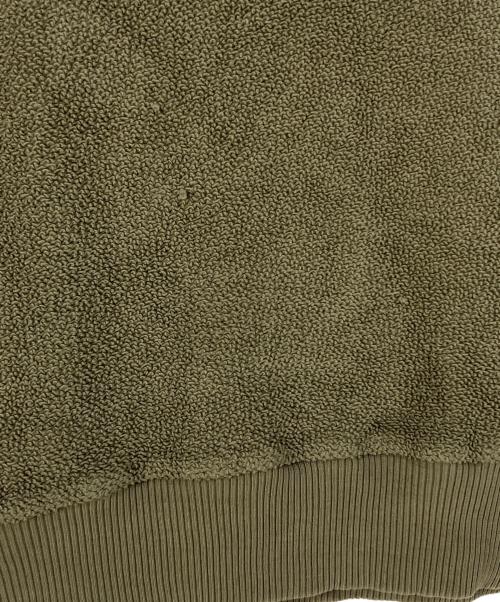 DRIES VAN NOTEN（ドリスヴァンノッテン）DRIES VAN NOTEN (ドリスヴァンノッテン) パイル地クルーネックスウェット グリーン サイズ:Ｍの古着・服飾アイテム