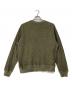 DRIES VAN NOTEN (ドリスヴァンノッテン) パイル地クルーネックスウェット グリーン サイズ:Ｍ：12000円