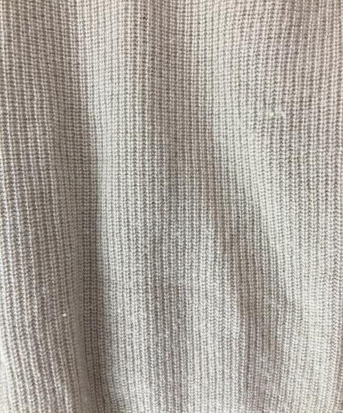 UNFIL（アンフィル）unfil (アンフィル) ブルーフェイス&カシミア オーバーサイズ カーディガン ベージュ サイズ:1の古着・服飾アイテム