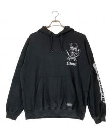 Schott×NEIGHBORHOOD×Kostas Seremetis（ショット×ネイバーフッド×コスタスセレメンティス）の古着「SWEAT PARKA LONG SLEEVE」｜ブラック