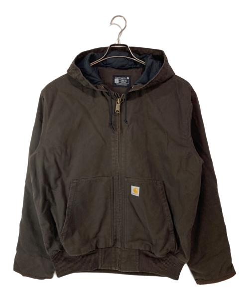 CarHartt（カーハート）CarHartt (カーハート) WASHED DUCK INSULATED ACTIVE JACKET ダークブラウン サイズ:Lの古着・服飾アイテム