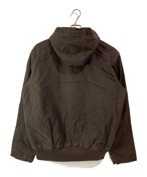 CarHartt（カーハート）CarHartt (カーハート) WASHED DUCK INSULATED ACTIVE JACKET ダークブラウン サイズ:Lの古着・服飾アイテム