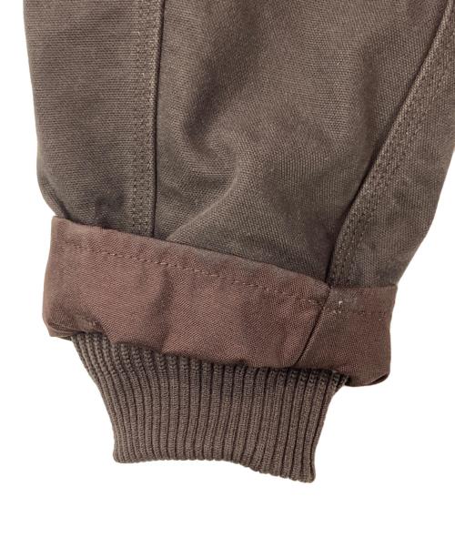 CarHartt（カーハート）CarHartt (カーハート) WASHED DUCK INSULATED ACTIVE JACKET ダークブラウン サイズ:Lの古着・服飾アイテム