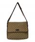GUCCI (グッチ) GGキャンバスショルダーバッグ ベージュ：55000円