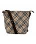 BURBERRY BLUE LABEL（バーバリー ブルー レーベル）の古着「ノバチェックショルダーバッグ」｜ベージュ