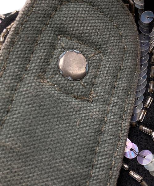 DIESEL（ディーゼル）DIESEL (ディーゼル) バナナショルダーバッグ ブラック×カーキの古着・服飾アイテム