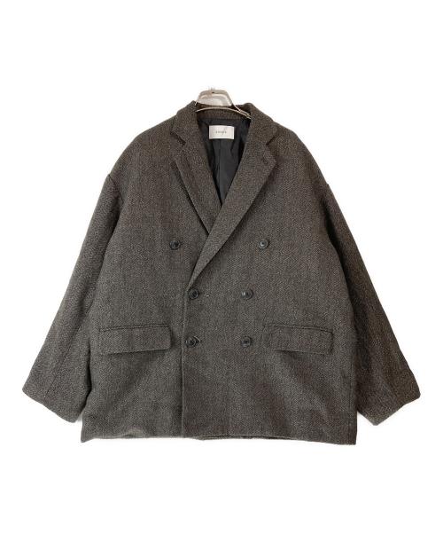 soerte（ソエルテ）soerte (ソエルテ) ダブルジャケットセットアップ グレー サイズ:1の古着・服飾アイテム