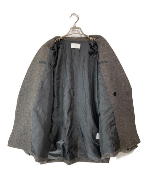 soerte（ソエルテ）soerte (ソエルテ) ダブルジャケットセットアップ グレー サイズ:1の古着・服飾アイテム