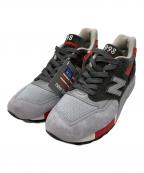NEW BALANCEニューバランス）の古着「M998CPL ローカットスニーカー」｜レッド×グレー