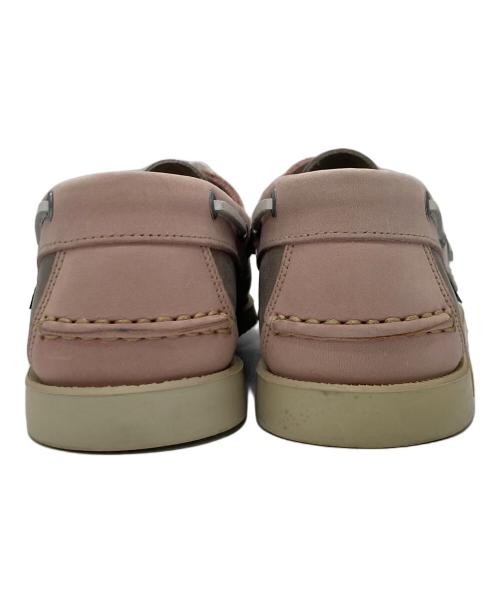 PARABOOT（パラブーツ）PARABOOT (パラブーツ) デッキシューズ グレー×ピンク サイズ:61/2の古着・服飾アイテム