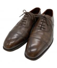 Crockett & Jones（クロケット＆ジョーンズ）の古着「ストレートチップシューズ」｜ダークブラウン
