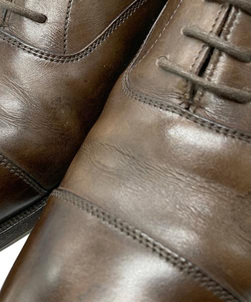 Crockett & Jones（クロケット＆ジョーンズ）Crockett & Jones (クロケット＆ジョーンズ) ストレートチップシューズ ダークブラウン サイズ:SIZE 51/2Eの古着・服飾アイテム