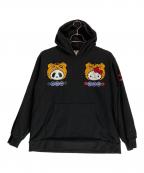 pandiesta japan×HELLO KITTYパンディエスタジャパン×ハローキティ）の古着「ハローキティ コラボ パーカー」｜ブラック