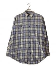 RRL（ダブルアールエル）の古着「90's 三ツ星タグ チェックシャツ」｜ネイビー