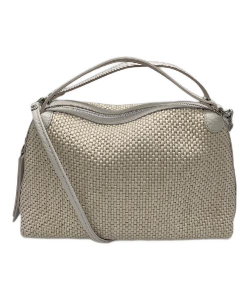 GIANNI CHIARINI（ジャンニ キアリーニ）GIANNI CHIARINI (ジャンニ キアリーニ) 2WAYバッグ ベージュの古着・服飾アイテム