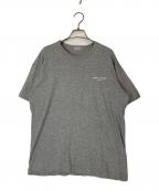 COMME des GARCONS HOMMEコムデギャルソン オム）の古着「ロゴプリントカットソー」｜グレー