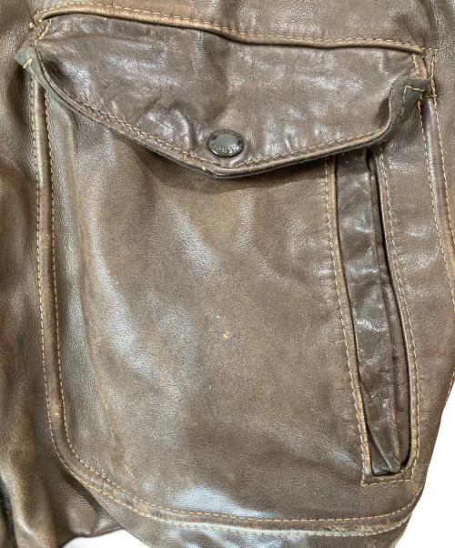 Schott（ショット）Schott (ショット) A2フライトジャケット ブラウン サイズ:40の古着・服飾アイテム