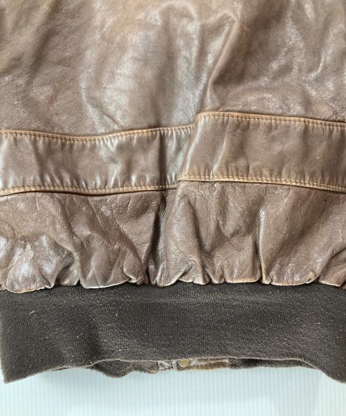 Schott（ショット）Schott (ショット) A2フライトジャケット ブラウン サイズ:40の古着・服飾アイテム