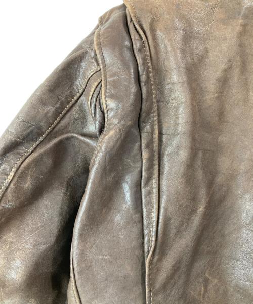 Schott（ショット）Schott (ショット) A2フライトジャケット ブラウン サイズ:40の古着・服飾アイテム