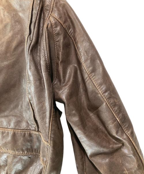 Schott（ショット）Schott (ショット) A2フライトジャケット ブラウン サイズ:40の古着・服飾アイテム